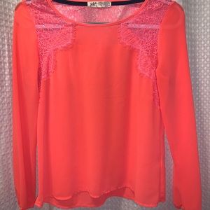 Pink blouse from Buckle